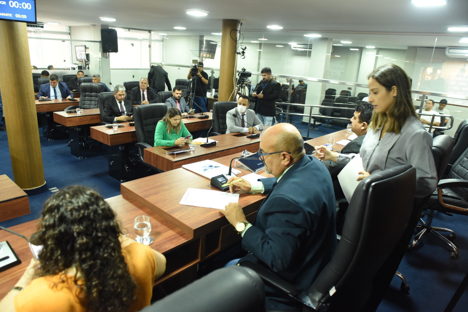 Sessão desta sexta concluiu votação da LOA encerrando dos trabalhos da atual legislatura (foto: Edilberto Barros/CMM)